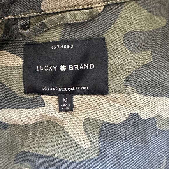 Lucky Brand Camo Utility Jacket Size M‎ - Picture 3 of 9